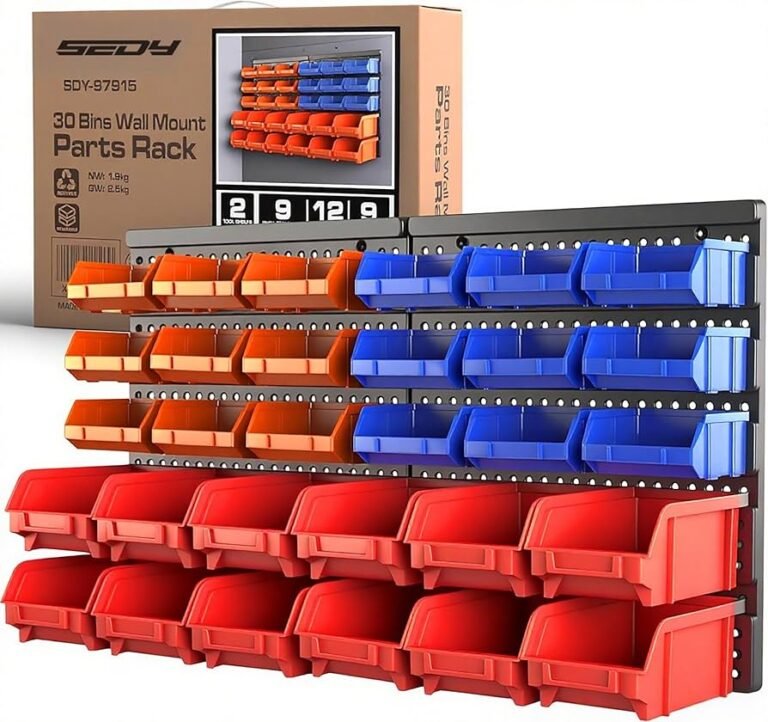 Wall Mount Tool Storage Rack Setup