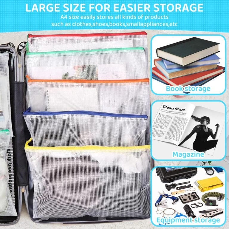 Organizing Yopcdj Mesh Zipper Pouches
